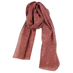 New Brown Red Bear Paisley Scarf Grateful Dead Neck Wrap Bears Mask NWT